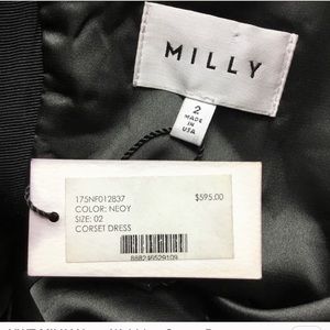 Milly corse dress with webbing